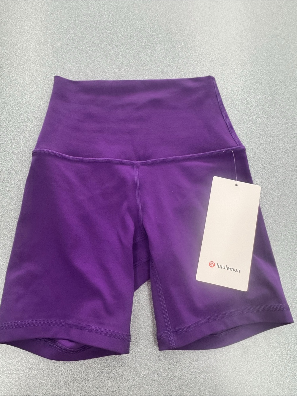 lululemon athletica High-Rise Bike Shorts in Vibrant Purple